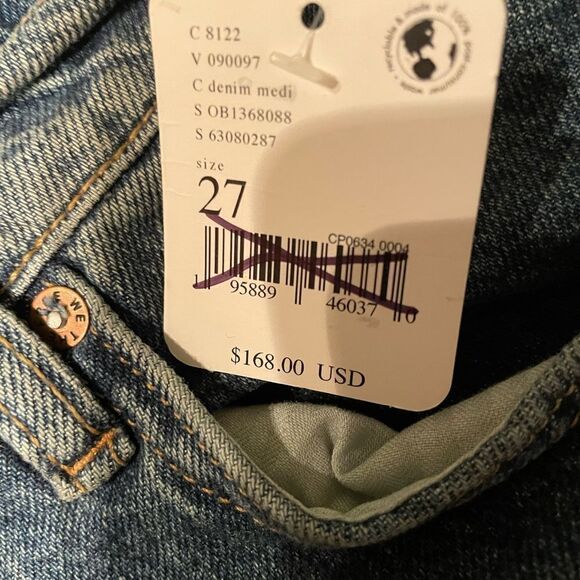 FREE PEOPLE Women's Rocky Mountain Straight Leg
Jeans. Sz 27 NWT
$170 - Picture 8 of 10